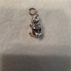 Pooh Bear sterling charm.